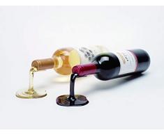 Beyond123 IS039RW Weinflaschenhalter, Rot/Weiß