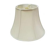 Royal Designs Lampenschirm, quadratisch, Glocke, beige, 6.5 x 12 x 10.5