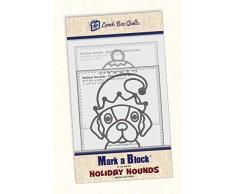 Lunch Box Quilts Holiday Hounds Mark-A-Block Templates, None