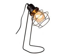 Out of the Blue Tischleuchte aus Metall, schwarz, Höhe 42 cm, mit ca. 1,5 m Kabel, E27-max. 40W, 230 V, GS