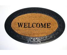 Dandy William Armes Fußmatte, Kokosfaser, 75 x 45 cm, Schwarz