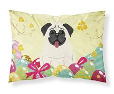 Ostereier, Mops, cremefarben, Standard-Kissenbezug