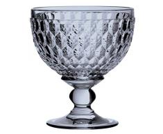 Villeroy & Boch 11-7309-0081 Boston col. Sektschale Blue, extravagantes, formschönes Glas für Sekt und Champagner, Kristallglas, blau, 400 ml