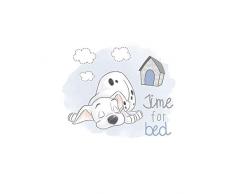 Disney Wandbild von Komar | 101 Dalmatiner Bedtime | Kinderzimmer, Babyzimmer, Dekoration, Kunstdruck | Größe 40x50cm (Breite x Höhe) | ohne Rahmen | WB003-40x50