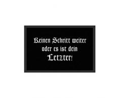 Rockbites Design 1012503610 Fußmatte, Polyamid, Schwarz, 40 x 60 cm, 1 Einheiten