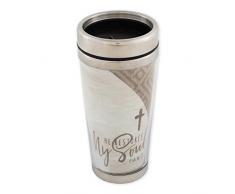 Dicksons Er Stellt My Soul Psalm 23 Scripture 16 Unze Edelstahl Travel Tumbler Becher