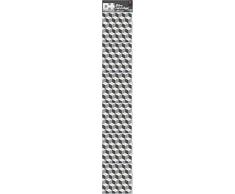 Plage 260541 Smooth - Tiles Fliesen Sticker 3D-Geometrie, 6 Bogen, Vinyl, grau, 15 x 0,1 x 15 cm