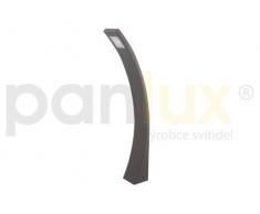 PANLUX FIERA Gartenleuchte 5000K, Metall, 3 W, silber, 8,5 x 7 x 57 cm