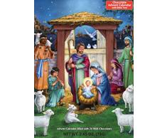 VCO Adventskalender - Heilige Krippe (10 x 13,75) Schokolade