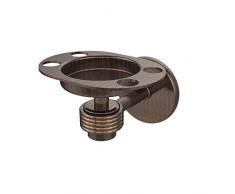 Allied Brass 7126G-VB Satellite Orbit One Zahnputzbecher und Zahnbürstenhalter mit Groovy-Akzenten, venezianisches Bronze