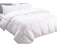 Deluxe gemütlichen Gänsedaunen Alternative Box Stitch Tröster weiß Twin, Twin XL, Queen King und kaufen Passende Zubehör von Kissen, Bettbezug und 2800 Serie Tabelle Sets, weiß, Twin