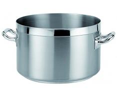 Piazza PA 0904245 Stars Tiefer Kochtopf, Durchmesser 24 cm, Höhe 15 cm, 6,8 l, Edelstahl, silberfarben