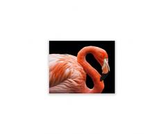 Humble Chic Wall Art Wanddekoration – gerahmtes Foto oder ungerahmtes Poster, Bilddekorationen für Esszimmer, Wohnzimmer, Schlafzimmer, Küche, Bad, Büro, fertig zum Aufhängen tropisch 24 x 36 Unframed Flamingo