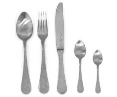 MEPRA für Innenräume Ice Moka Besteck Servierset, 30 Stück, Silber
