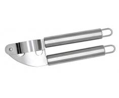 Fackelmann Elemental Knoblauchpresse, Ingwer, Zerkleinerer aus Edelstahl, Rohrgriff, 19 cm, 1 Stück