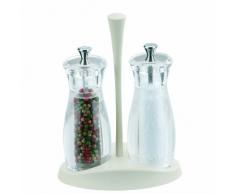 Tescoma Virgo Pfeffermühle und Salzmühle, 14 cm mit Ständer