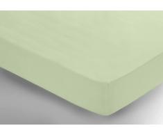 Belledorm Perkal-Spannbetttuch für Einzelbett, apfelgrün