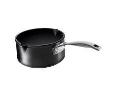 Le Creuset Aluminium-Antihaft Milchtopf, Ø 16 cm, PFOA-frei, Für alle Herdarten inkl. Induktion geeignet, Anthrazit/Silber