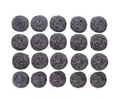 LAOZHOU Baumwolle Terry Fensterscheibe Spültücher, 10.6 x 10.6 von 8, Maschinenwaschbar und Ultra saugstark Küche Bar Handtücher Mehrfarbig