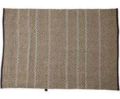 Jute & Co. Polyvinylchlorid und Indoor und Outdoor Teppiche Teppich, Colour-Multicolour, 100% Polyester,-grau, one Size