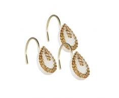 Popular Bath Beliebtes Bad 844009 Seraphina Dusche Haken, elfenbeinfarben