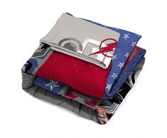 Warner Bros. League Call for Justice Schmusetuch mit Sham, Twin/Full, 2 Stück