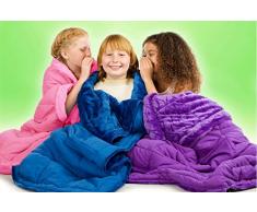 Blue Ridge Home Fashions, Inc. 4-in-1 Kinderdecke, Plüsch, Rosa 50 x 60 Rose