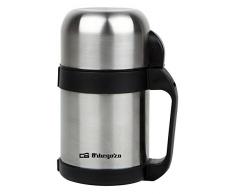 Orbegozo Trsl1000 Thermoskanne für Getränke und Lebensmittel, 1 l, rostfrei, Deckel mit Dosierfunktion