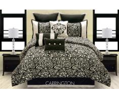 Hallmart Collectibles 49067 Carrington Schmusetuch, King Size, 10-teilig 10 Stück King King