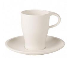 Villeroy & Boch Coffee Passion Kaffee-Set, 2-teilig, Premium Porzellan, Weiß