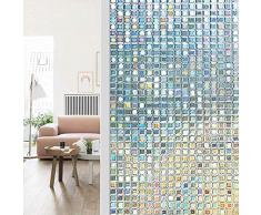 WochiTV Fensterfolien 35.4 inch x 16.4 Feet Lattice