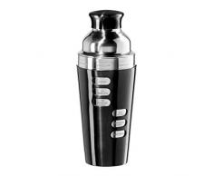 Oggi 7387.0 Cocktail-Shaker, Edelstahl, 560 ml 24 ounce schwarz