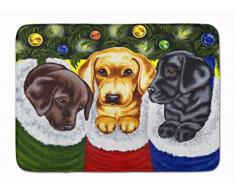 Caroline s Treasures amb1315rug Weihnachtsstrumpf Überraschung Labrador Fußmatte, 48,3 x 68,6 cm Multicolor