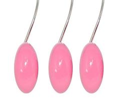 Daniel s Bath & Beyond 12-teilig rund Ball Dusche Haken, Fuchsia, 50,8 x 81,3 cm/50,8 x 50,8 cm/40,6 x 50,8 cm