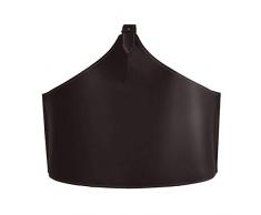 MINA: Kaminholzkorb aus Leder, farbe Dunkelbraun, Holzkorb, Feuerholzkorb, Brennholzkorb, Exlusivdesign aus Italien by LIMAC DESIGN