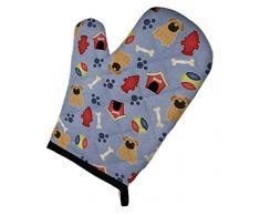 Caroline s Treasures bb2620ovmt Hund House Collection Mops braun Ofenhandschuh, 30,5 cm von 21,6 cm Multicolor