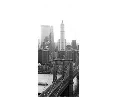 AG Design FTV 0017 New York, Papier Fototapete - 90x202 cm - 1 Teil, Papier, multicolor, 0,1 x 90 x 202 cm