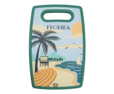 Tovolo Florida Tour Bar Schneidebrett Küche Schneidebretter für Fleisch (Butcher Block) Käse und Gemüse Mahlzeiten Prep Heavy Duty mit Griff 10 x 6,5, 81-30671, Multi