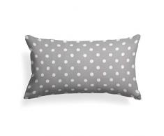 Grouchy Gans Lendenkissen für den Außenbereich, 22 x 12 cm, Grau