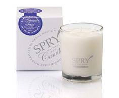 Xlear Inc Spry Votiv-Kerzen, Wachs im Glas, mit Heaven Scent Duftkerze, Natur