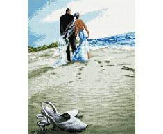 Diamond Vollbedeckung mit Holzrahmen Painting Set Bild 40 x 50 Diamant Malerei Stickerei Handarbeit Basteln Mosaik Steine Blumen Korb Haus am Bach (GJ796)