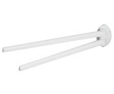 spirella 10.11804 Schwenkarm 2er Handtuchhalter Lemon White