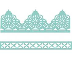 KAISERCRAFT PTY LTD (3PL) DD640 KAISERCRAFT DIE BORDERS, Dekorative Bordüren, Einheitsgröße