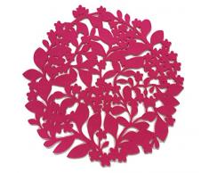 Pro-Teker shamake Wollfilz Isolierung Tisch Rund Platzdeckchen Set of 4 35,6 cm Küche Deko 14*14*1 Amaranth