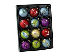 Kurt Adler Christbaumkugel, 65 mm, 12 Stück