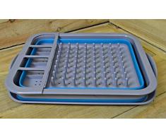 Grove PMS Summit Pop Abtropfgestell mit Rutschfester Ablage, Blau