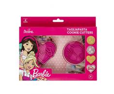 Decora 0403000 Ausstecher mit Prägestempel Barbie, Kunststoff