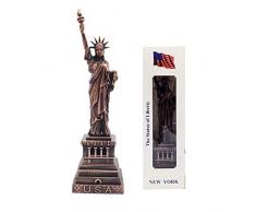 Jproducts NY Statue of Liberty Kaltgussbronze Kupfer Silber Sammlerstück Metallfigur 6 1/4 x 1 7/8 Bronze
