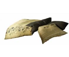 fleuresse G102219-0006-0100 Satin Bettwäsche - Inspiration 135 x 200 cm weiße schokolade