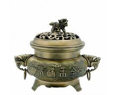 StealStreet 41205 Antik Finish Fu Tempel Räucherstäbchen Brenner, 10,8 cm Gold